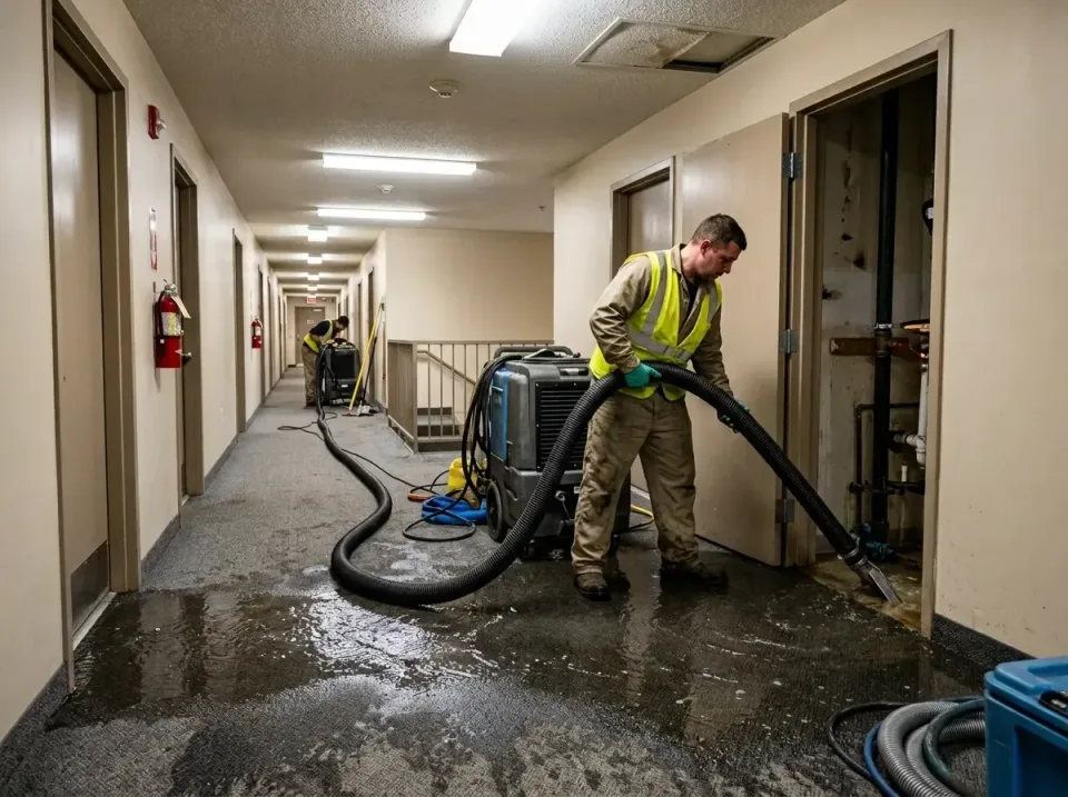 multi-unit-apartment-hallway-f-005 — frequently asked questions, Emergency Burst Pipe Water Extraction & Removal in Helper,…